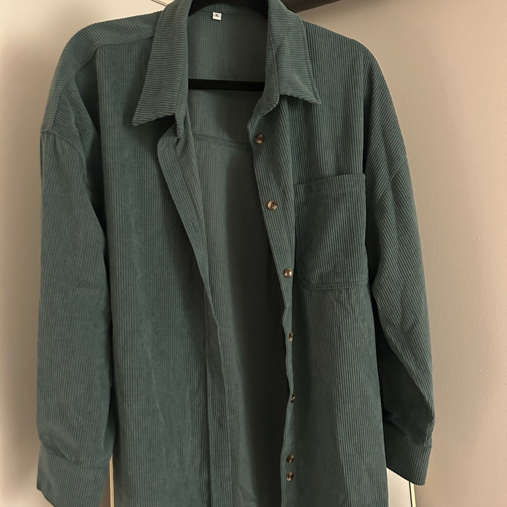 LAST CHANCE Semaro Women’s Corduroy Button Down Shacket/Shirt